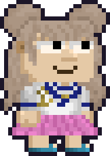 Player with odango hair and a sailor top